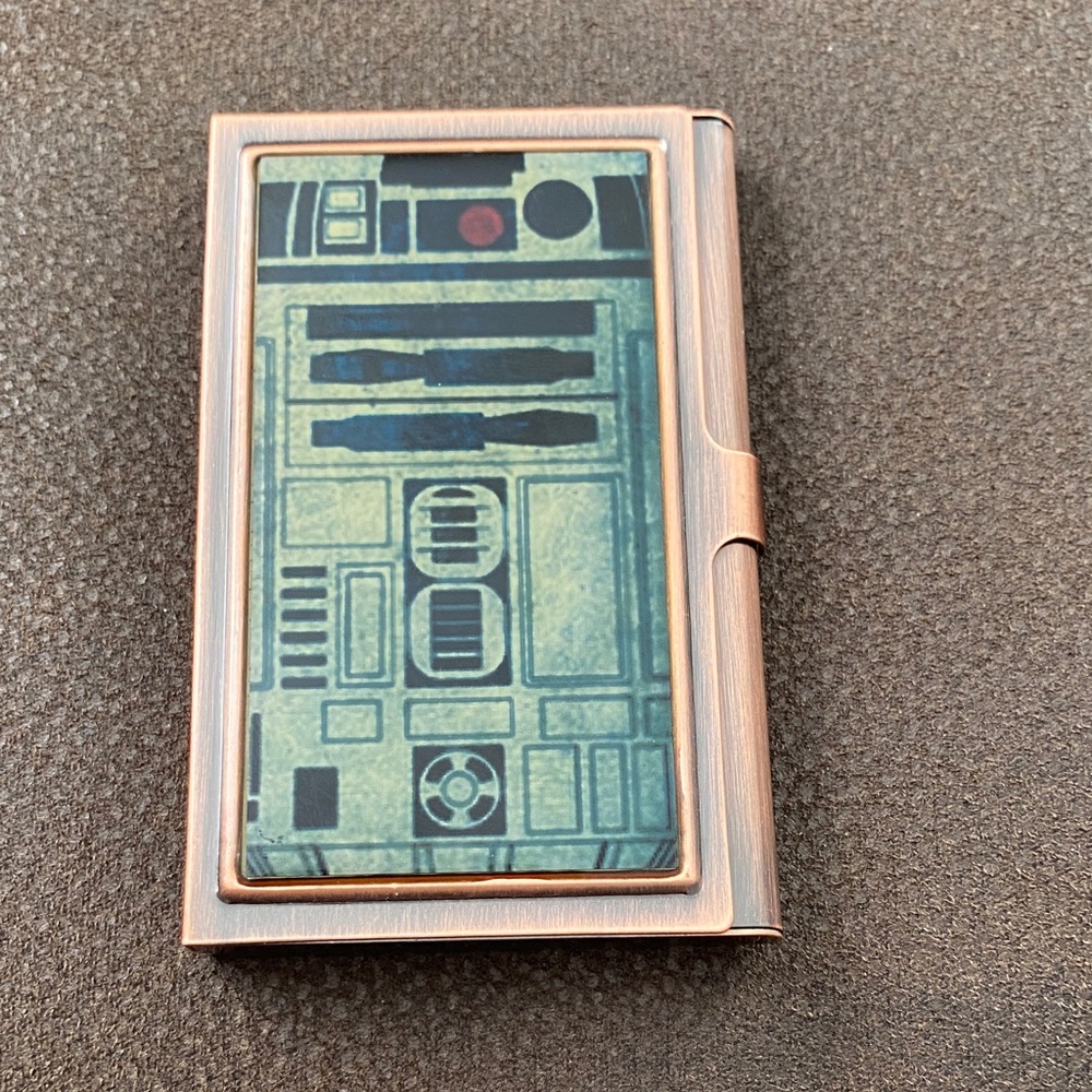 Retro Robot Design Card Holder